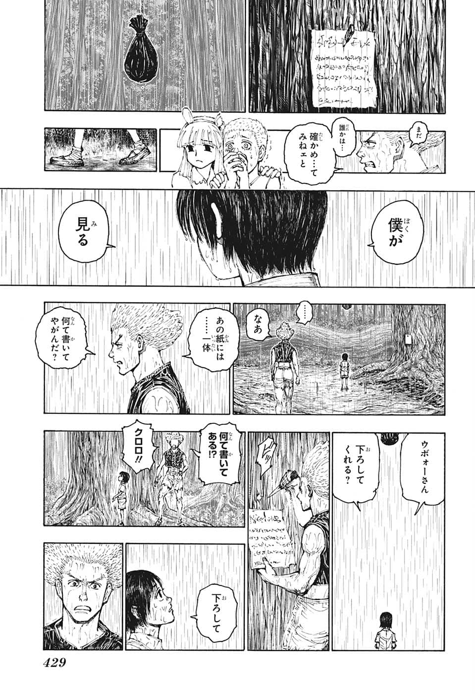 HUNTER X HUNTER - raw - Chapter 397 - https://jpdd.ccdd.to/JPDD/08001505/gnmrojugxrd.png