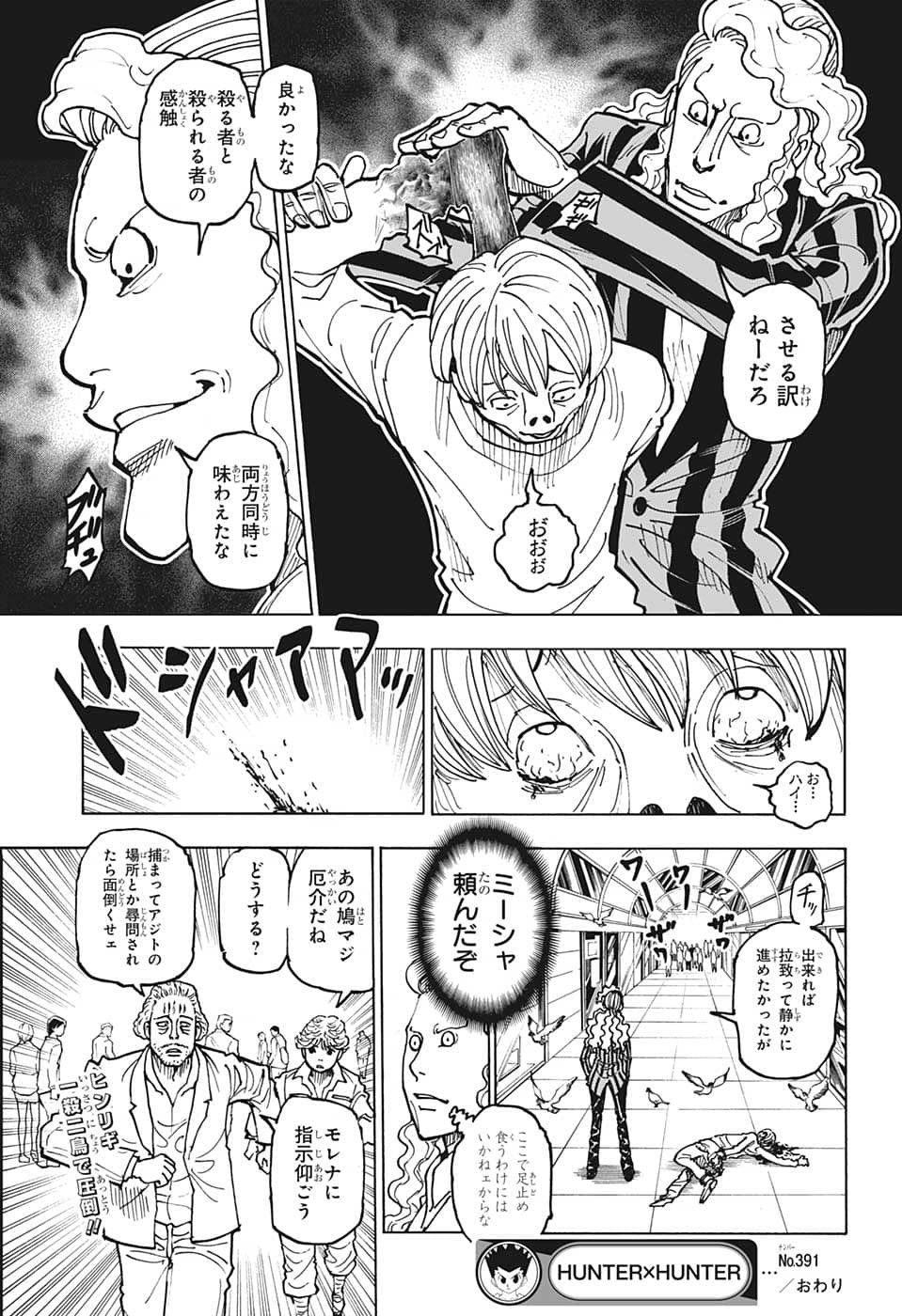 HUNTER X HUNTER - raw - Chapter 391 - https://jpdd.ccdd.to/JPDD/10001505/tlrb5uuej0d.jpg