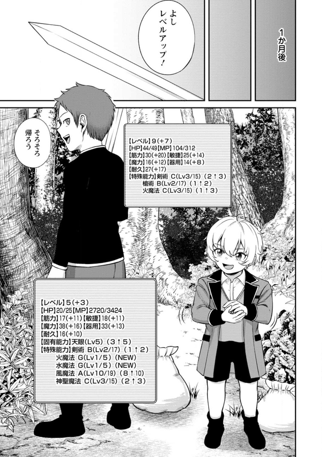 TENSEI SHITARA SAINOU GA ATTA KEN: ISEKAI ITTE MO DORYOKU SURU (MANGA) - raw - Chapter 3.2 - https://jpdd.ccdd.to/JPDD/44201405/fj0lgycbgab.jpg