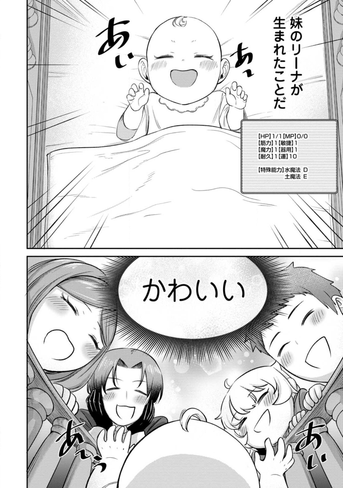 TENSEI SHITARA SAINOU GA ATTA KEN: ISEKAI ITTE MO DORYOKU SURU (MANGA) - raw - Chapter 2.2 - https://jpdd.ccdd.to/JPDD/45201405/lgoyqvunmt4.jpg