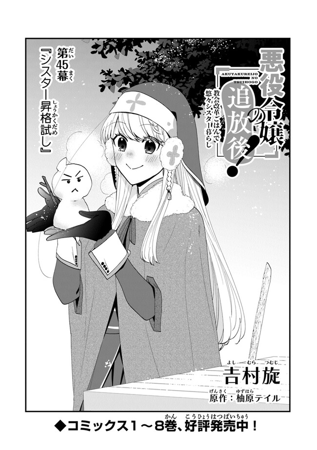 AKUYAKUREIJO NO TSUIHOGO! KYOUKAI KAIKAKU GOHAN DE YUUYUU SHISUTAA KURASHI - raw - Chapter 45 - https://jpdd.ccdd.to/JPDD/akuyakureijonotsuihogokyoukaikaikakugohandeyuuyuushisutaakurashi/229868/j0iui13kqvx.jpg