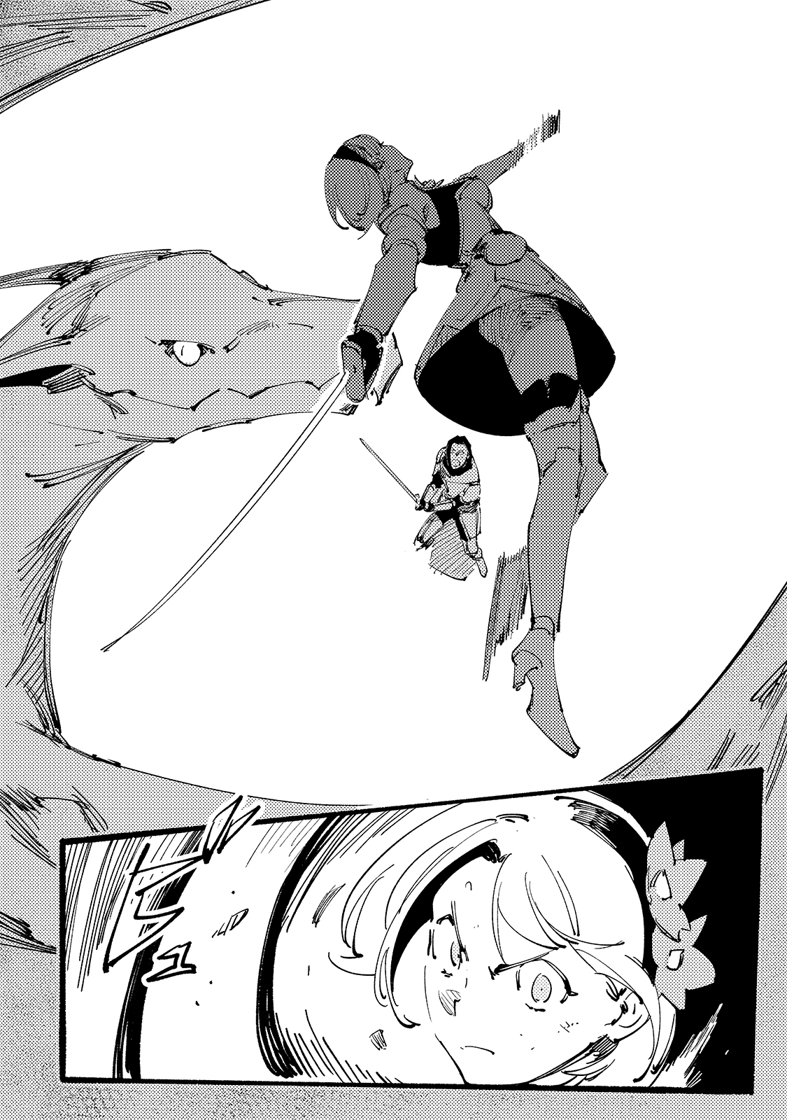 BURAKKU NA KISHIDAN NO DOREI GA HOWAITONA BOUKENSHA GIRUDO NI HIKINUKARETE S RANKU NI NARIMASHITA (MANGA) - raw - Chapter 8 - https://jpdd.ccdd.to/JPDD/burakkunakishidannodoreigahowaitonaboukenshagirudonihikinukaretesrankuninarimashitamanga/166916/bseko2arjx2.jpg