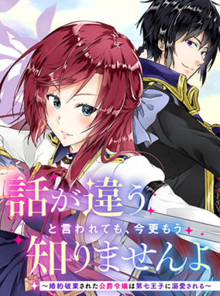 HANASHI GA CHIGAU TO IWARETE MO, IMASARA MOU SHIRIMASEN YO: KON’YAKU HAKI SARETA KOUSHAKU REIJOU WA DAI NANA OUJI NI DEKIAI SARE raw 表紙