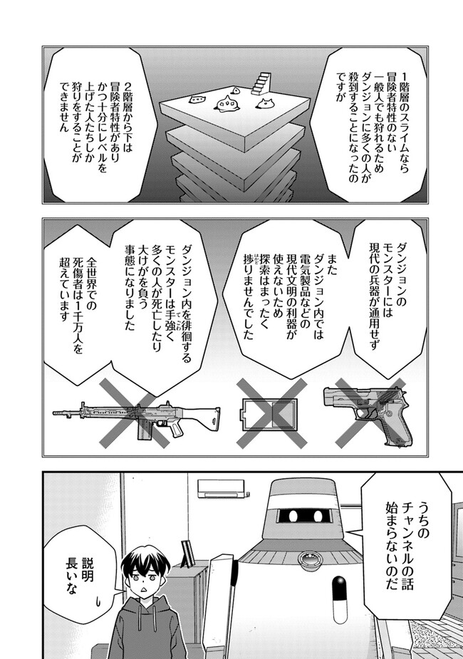 ISEKAI GAERI NO YUUSHA WA, DUNGEON GA SHUTSUGEN SHITA GENJITSU SEKAI DE, INFLUENCER NI NATTE KIN O KASEGIMASU! - raw - Chapter 8.2 - https://jpdd.ccdd.to/JPDD/isekaigaerinoyuushawadungeongashutsugenshitagenjitsusekaideinfluencerninattekinokasegimasu/234421/key3kgutayw.jpg